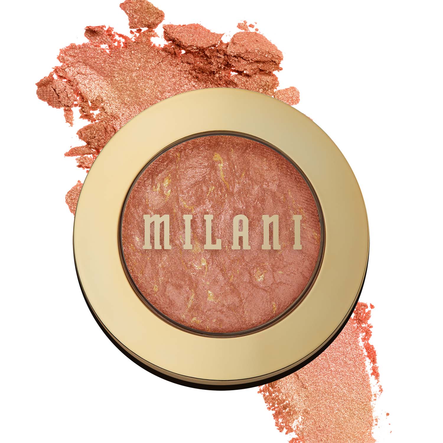 Milani - close up of baked bush in rose d'oro