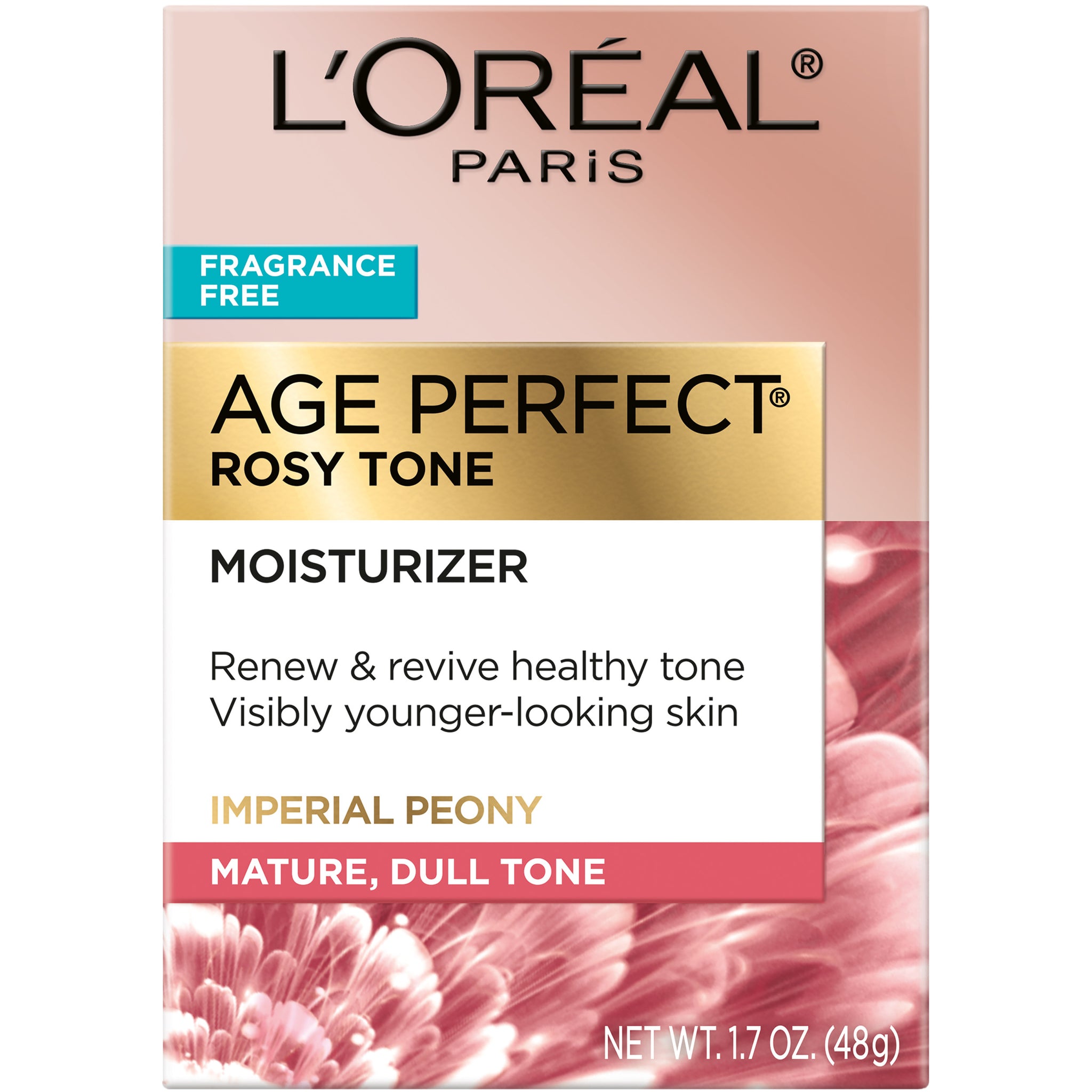 Age Perfect Rosy Tone Fragrance Free Face Moisturizer
