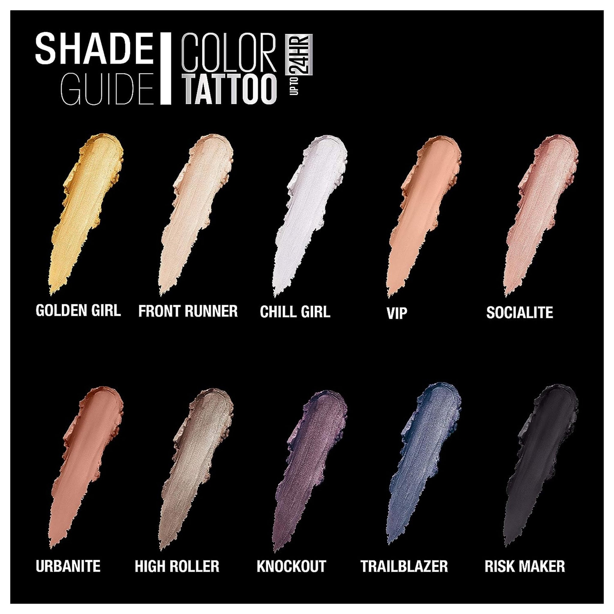 Color Tattoo Up To 24HR Longwear Cream Eyeshadow