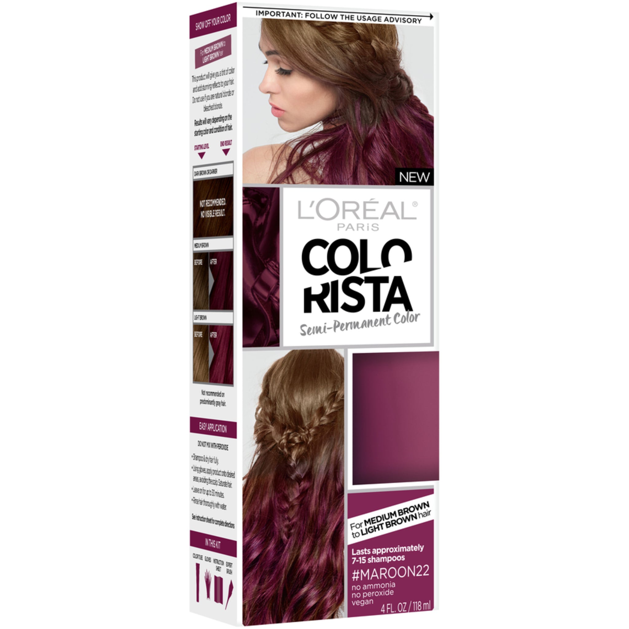 Colorista Semi-Permanent Hair Color For Brunettes